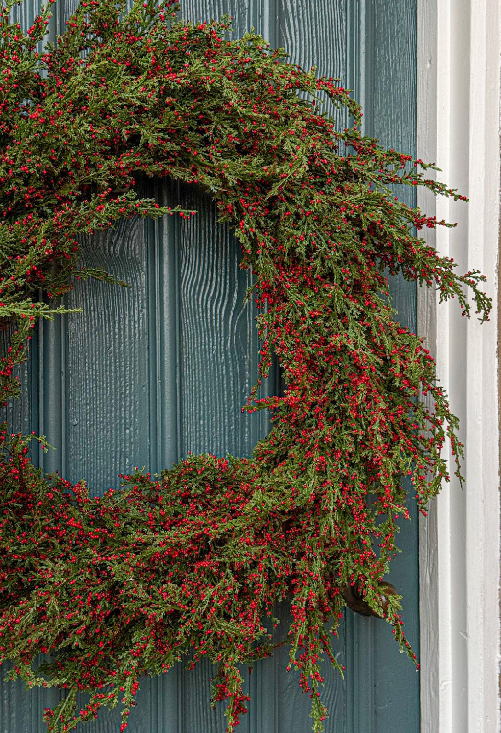 Green Red Berry Wreath