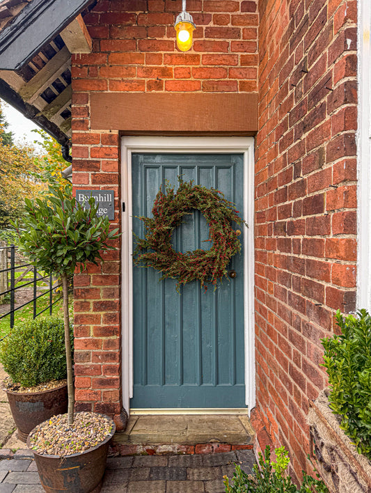 Green Red Berry Wreath